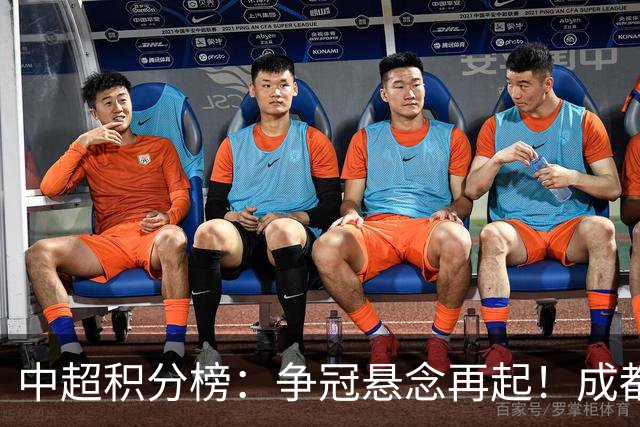 中超积分榜：争冠悬念再起！成都6轮不胜面临崩溃，或涌现黑马